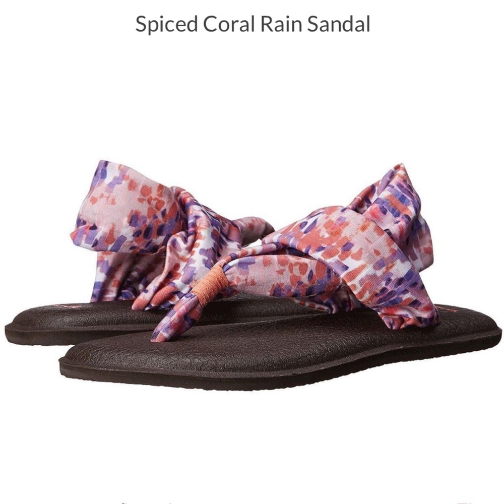Sanuk - Yoga Sling 2 Spiced Coral Rain Sandals